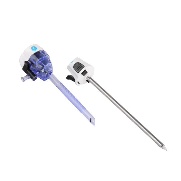 Opened disposable bladeless laparoscopic trocar