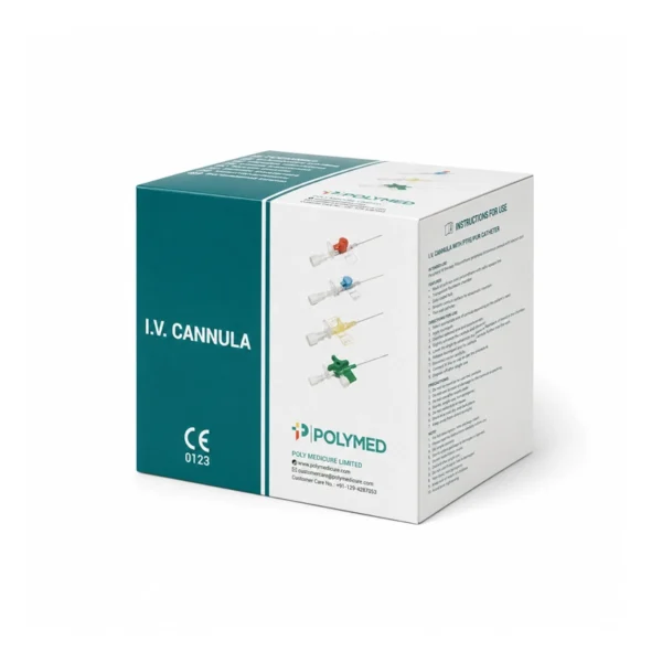Box of PolyMed IV cannulas