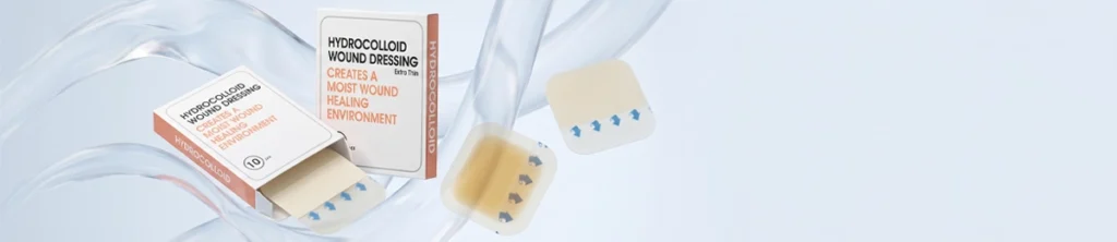 Roosin hydrocolloid dressings